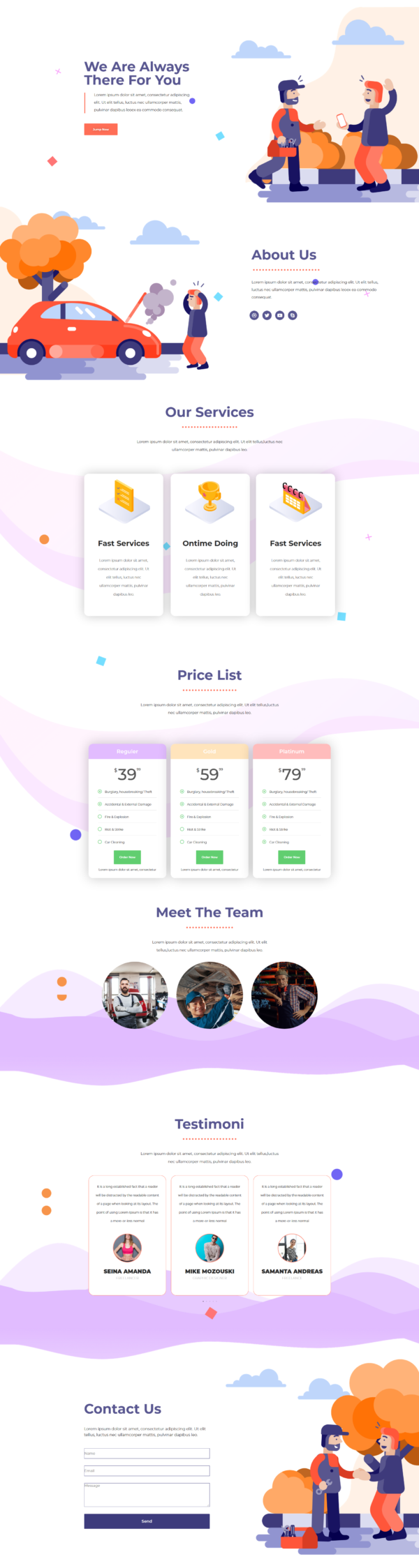 Page home design